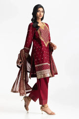 Gul Ahmed Embroidered Lawn Suit