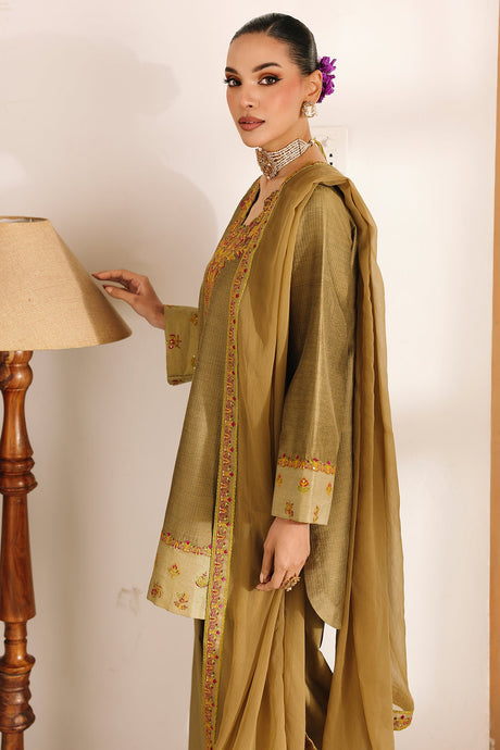 3-PC Embroidered Lawn Suit By Charizma