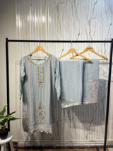 Luxury Embroidered Chiffon 3pcs