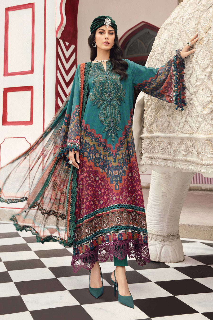 Maria B Mprints Embroidered Lawn Collection