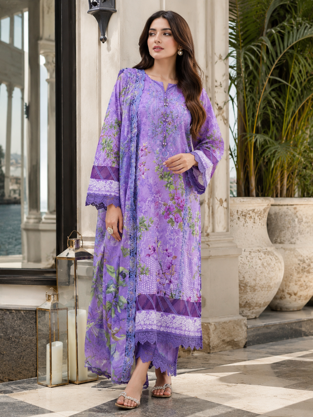 Gulljee Embroidered Luxury Lawn 4