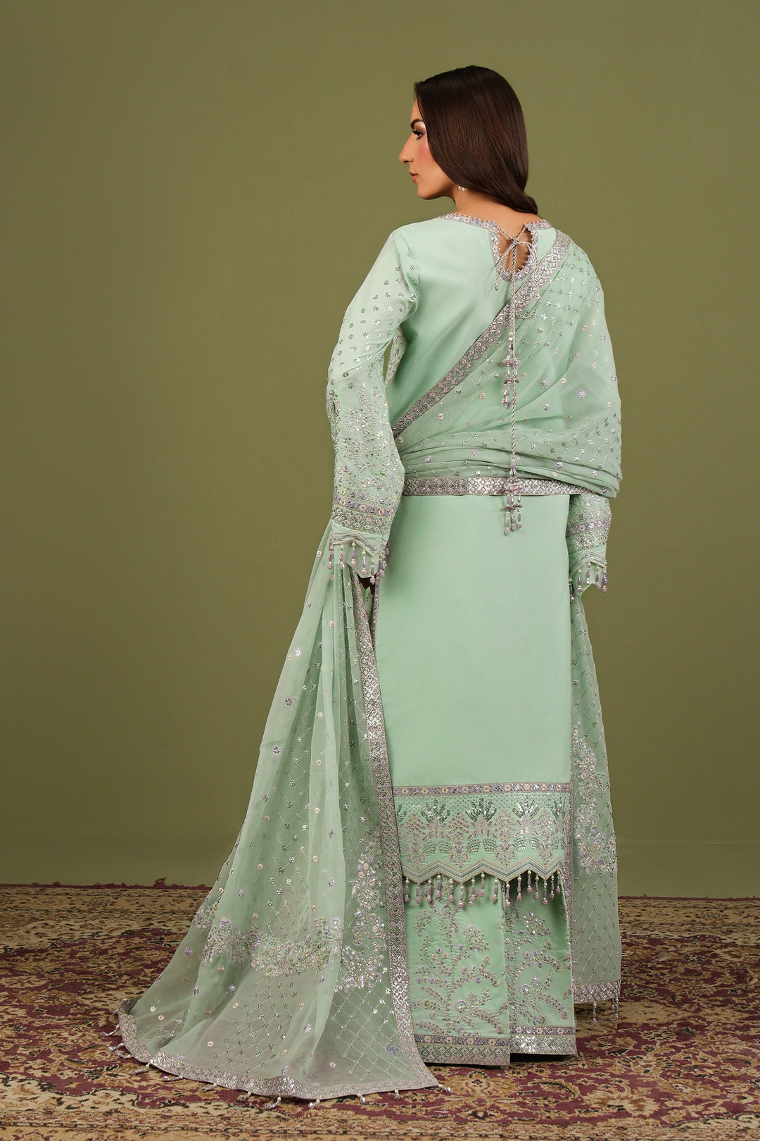 Luxe By Alizeh Raw Silk Suit
