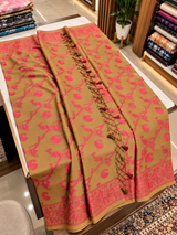 Indian Cotton Print Saree Without Blouse