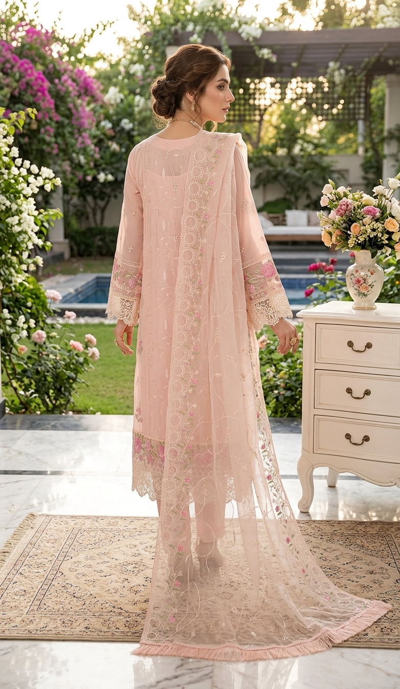Bin Saeed Embroidered Orgnaza Collection