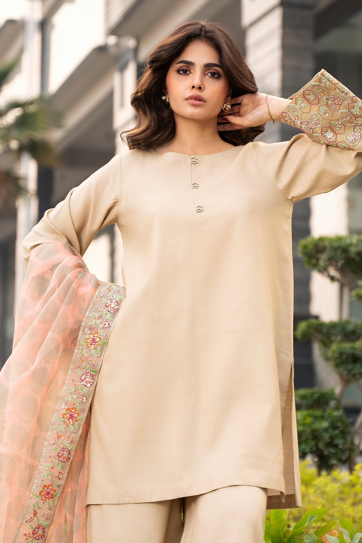Charizma Luxury Embroidered Suit