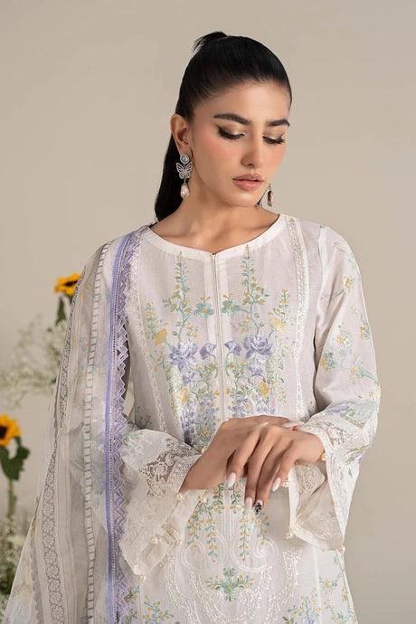Maria B - Embroidered Jacquard Lawn Suit