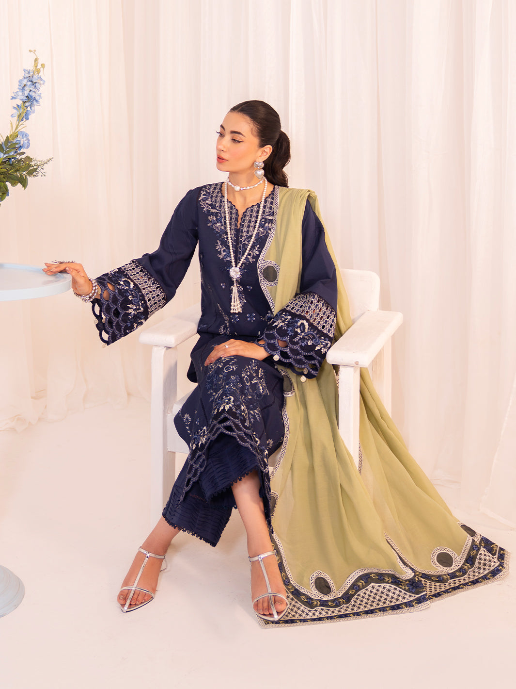 Celine by Faiza Faisal Embroidered Lawn Suits