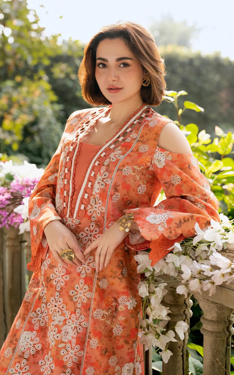 Asifa & Nabeel Premium Lawn  Suit
