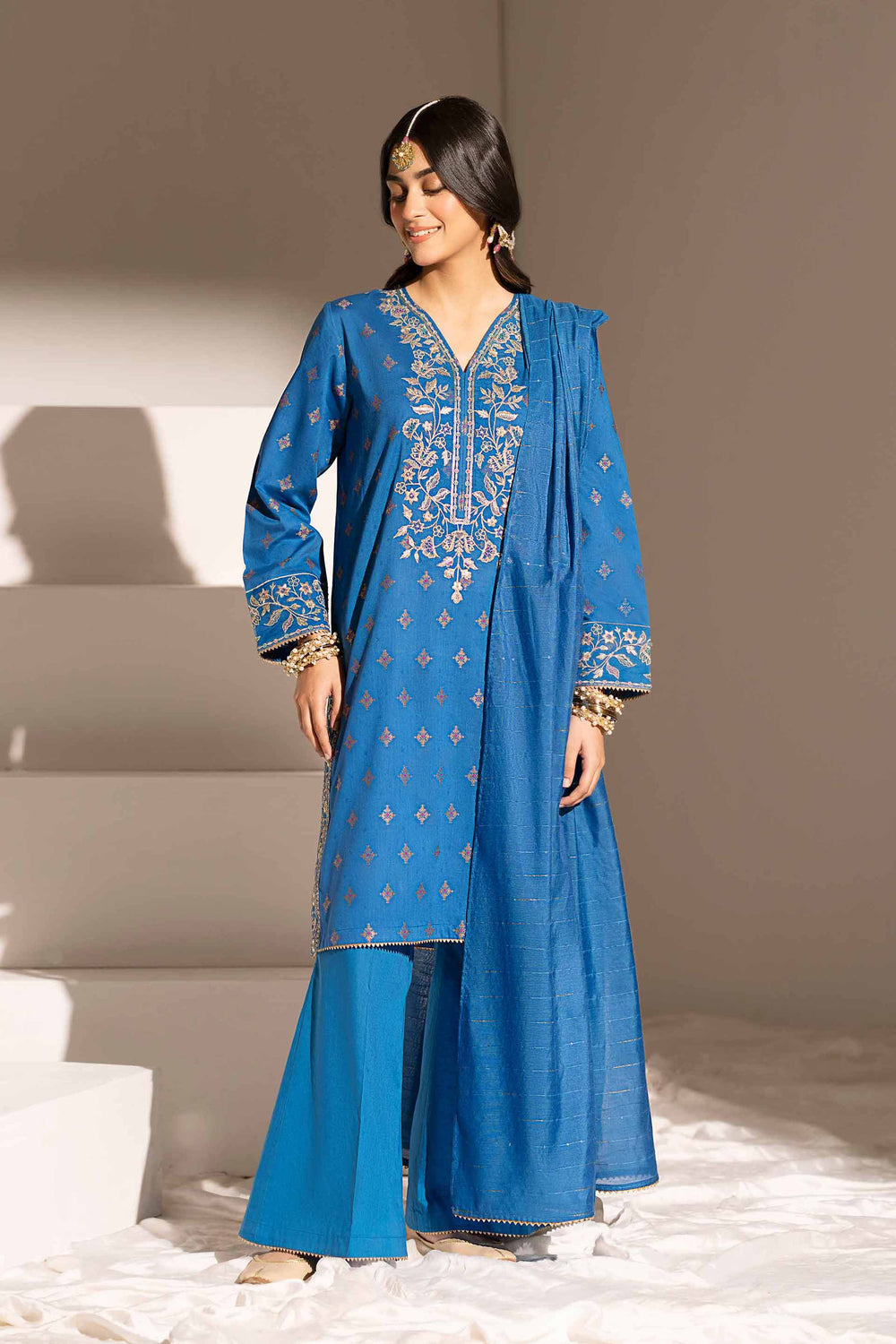 3 Piece Embroidered Suit by Nishat Linen