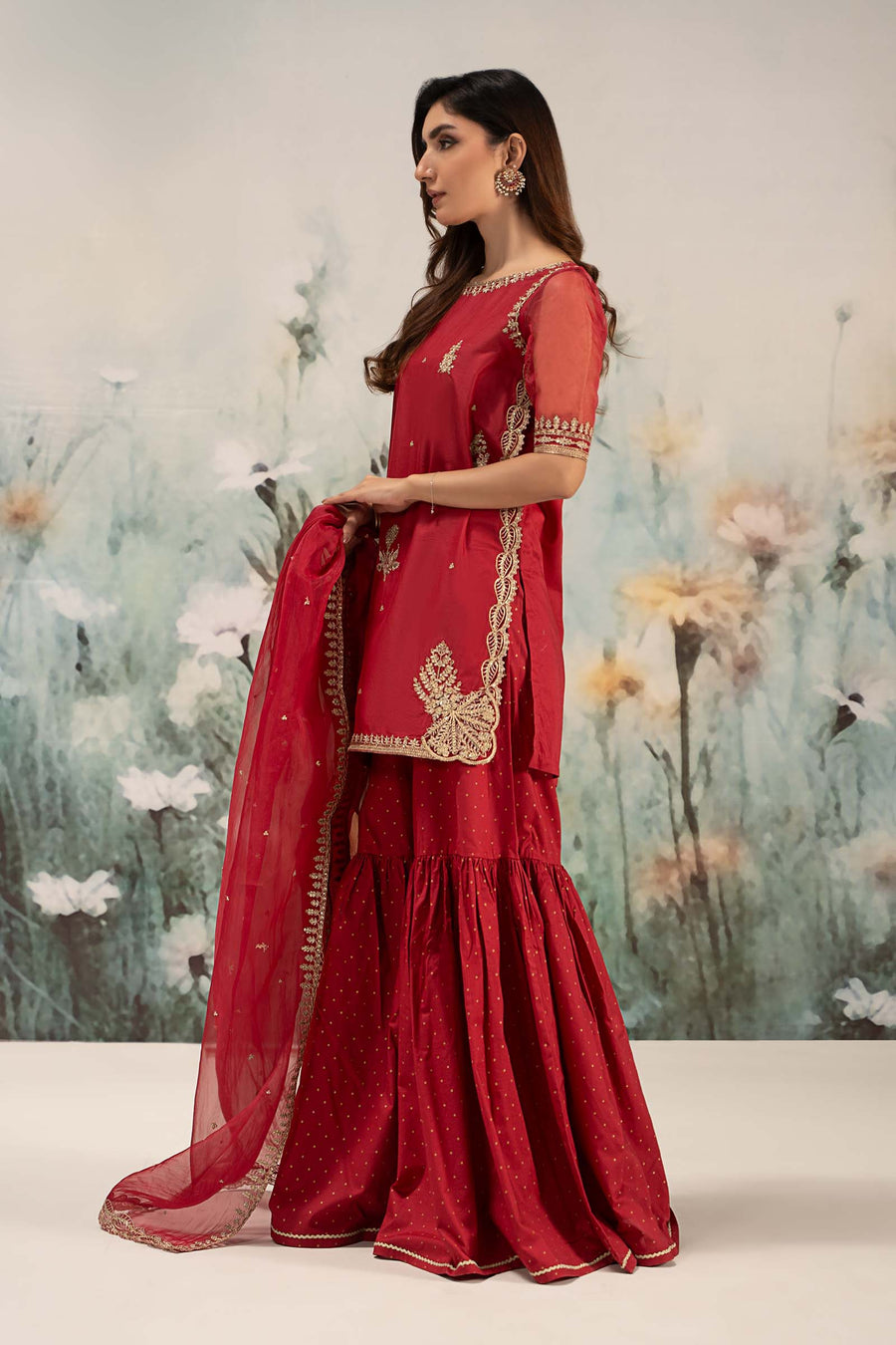 Maria. B. Embroidered Lawn Suit