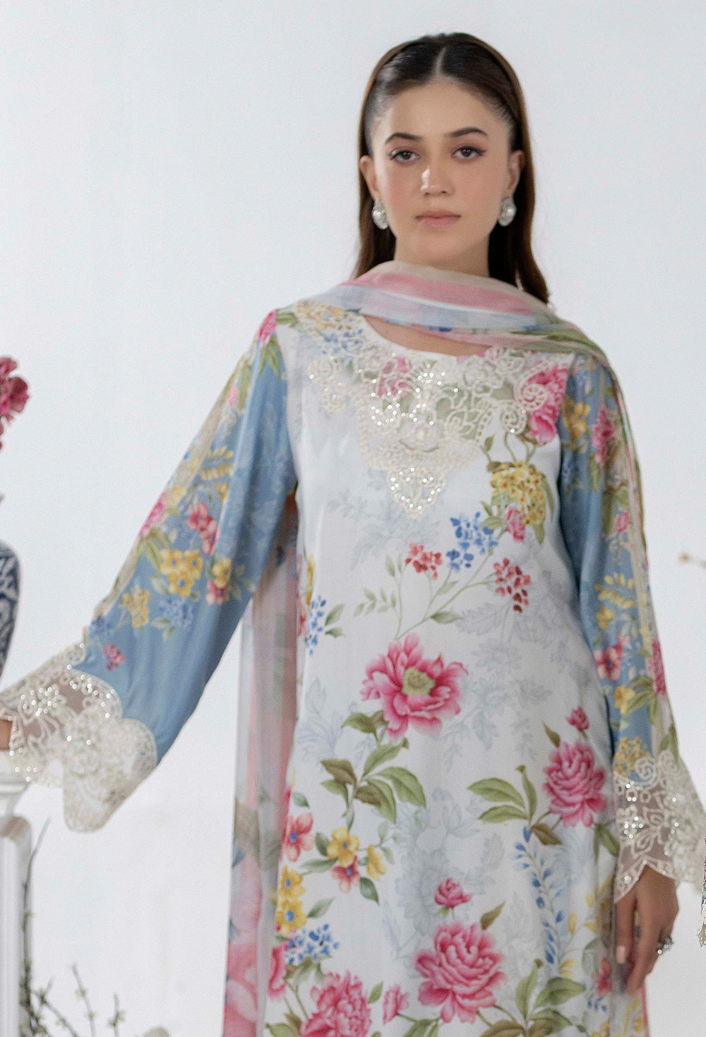 Adan's Libas Embroidered Lawn