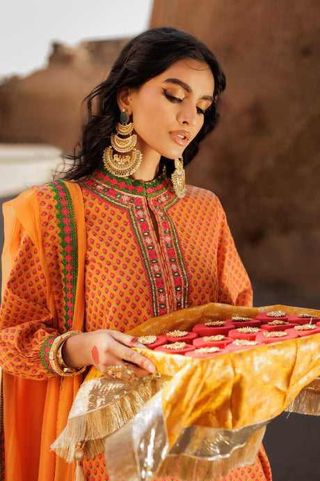 Charizma 3-PC Embroidered Lawn Suit