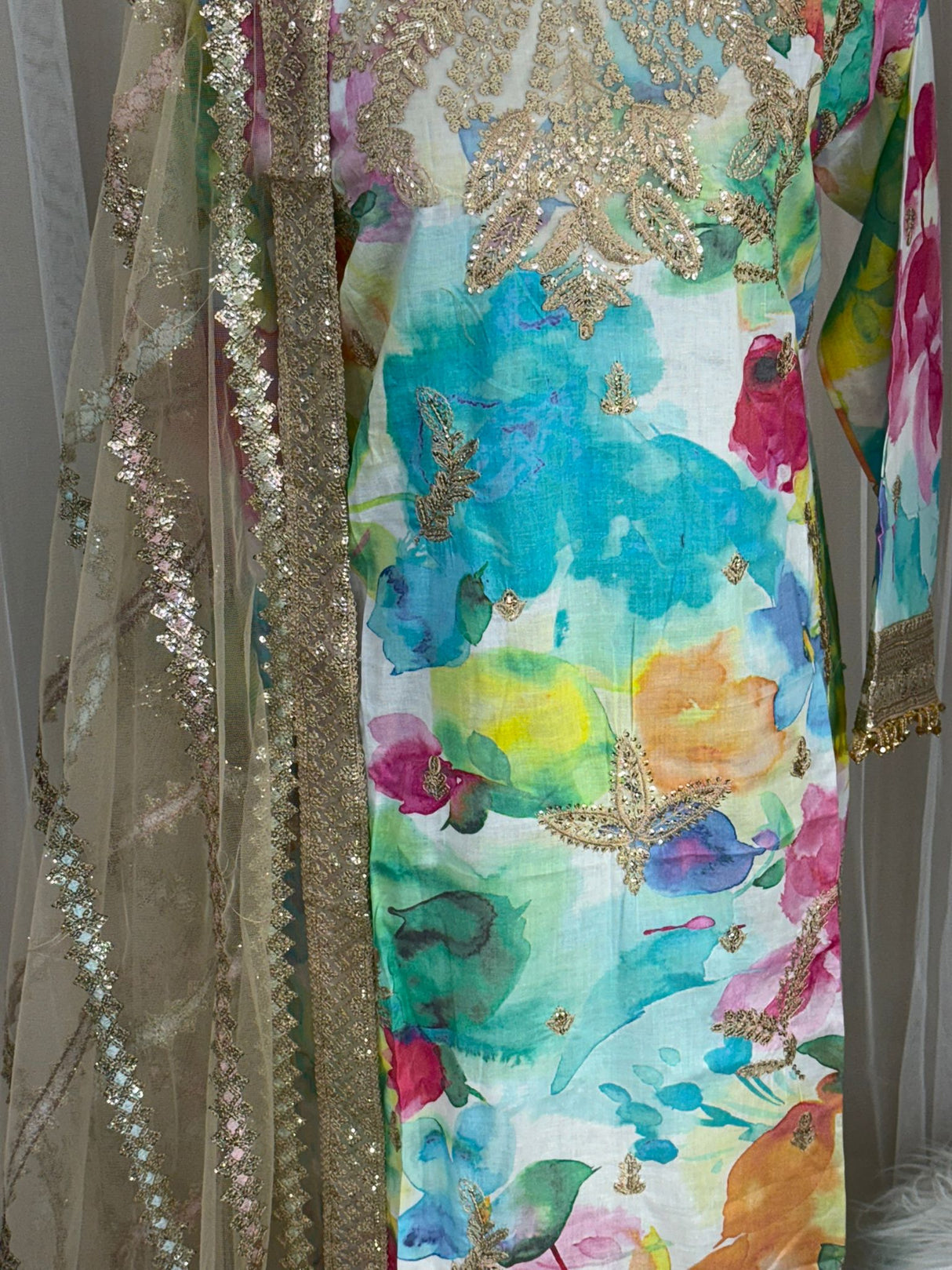 Luxury Embroidered Lawn Ready To Ship