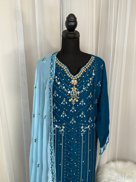 2pc Embroidered Kurti Collection Ready To Ship