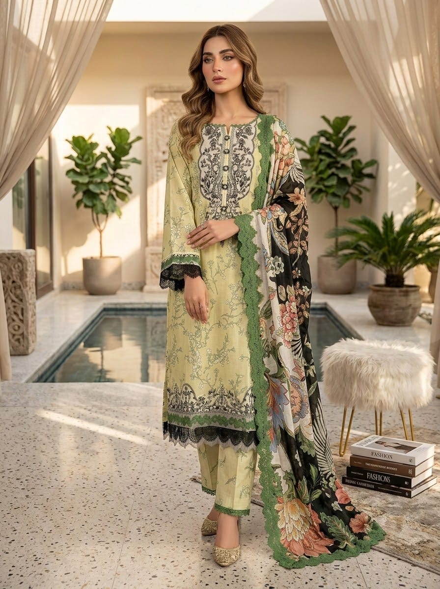 Jade Embroidered Lawn Collection