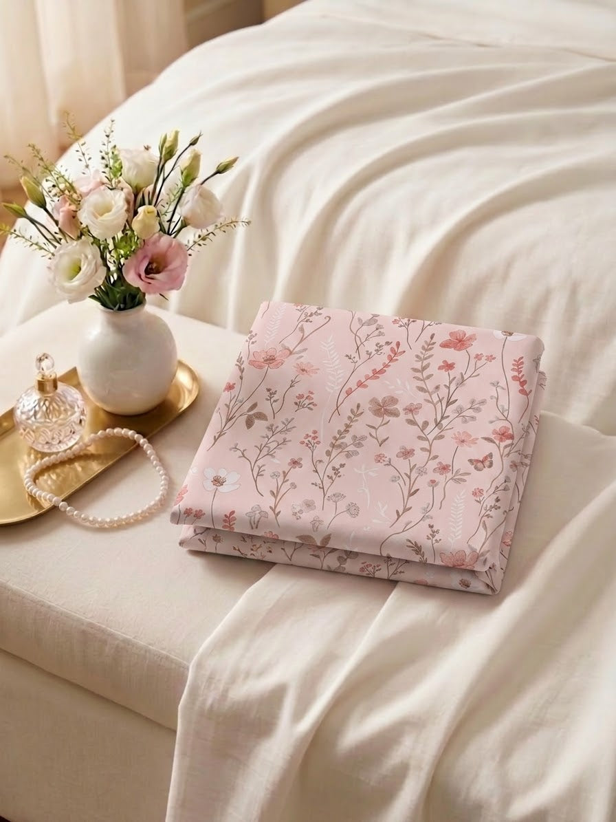 Pakistani King Size Bedsheet with Pillow Cover