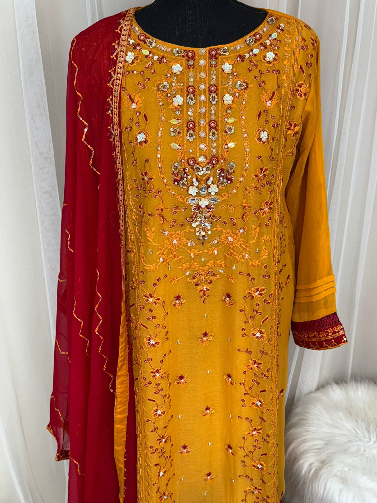 2pc Embroidered Kurti Collection Ready To Ship
