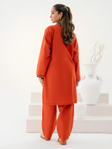 2 Piece Khaddar Suit-Embroidered By Limelight