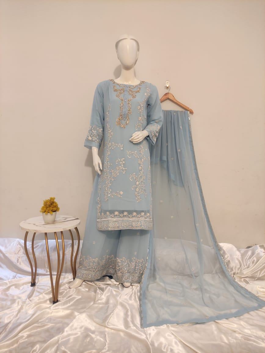 Pakistani Embroidered Party wear Ready To Ship
