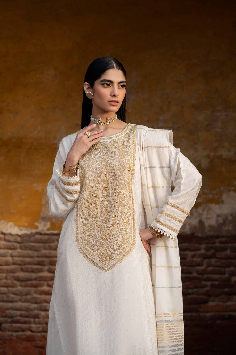 3 Piece Embroidered Suit by Nishat Linen
