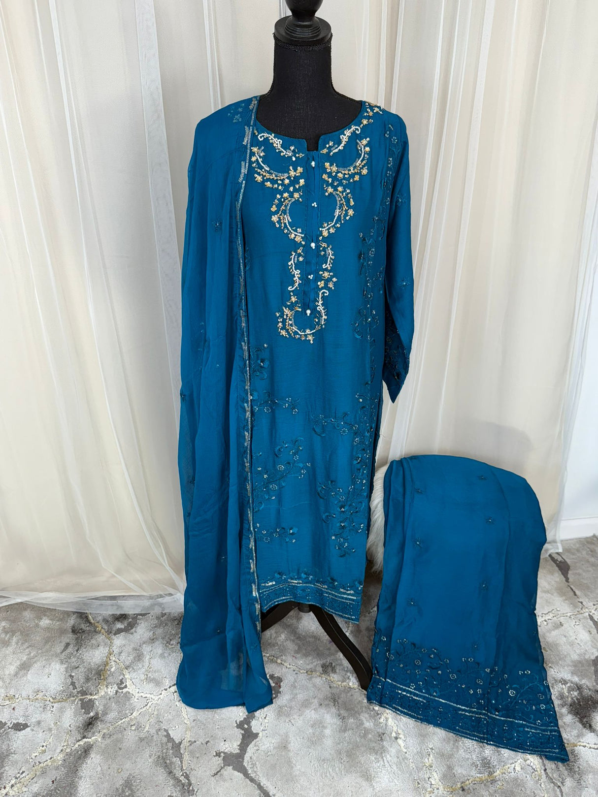 Luxury Embroidered Party wear Ready To Ship