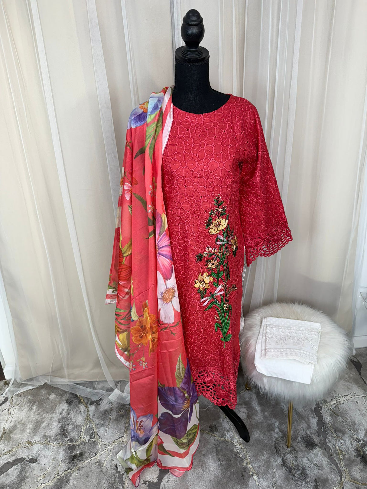 Luxury Embroidered Lawn Ready To Ship