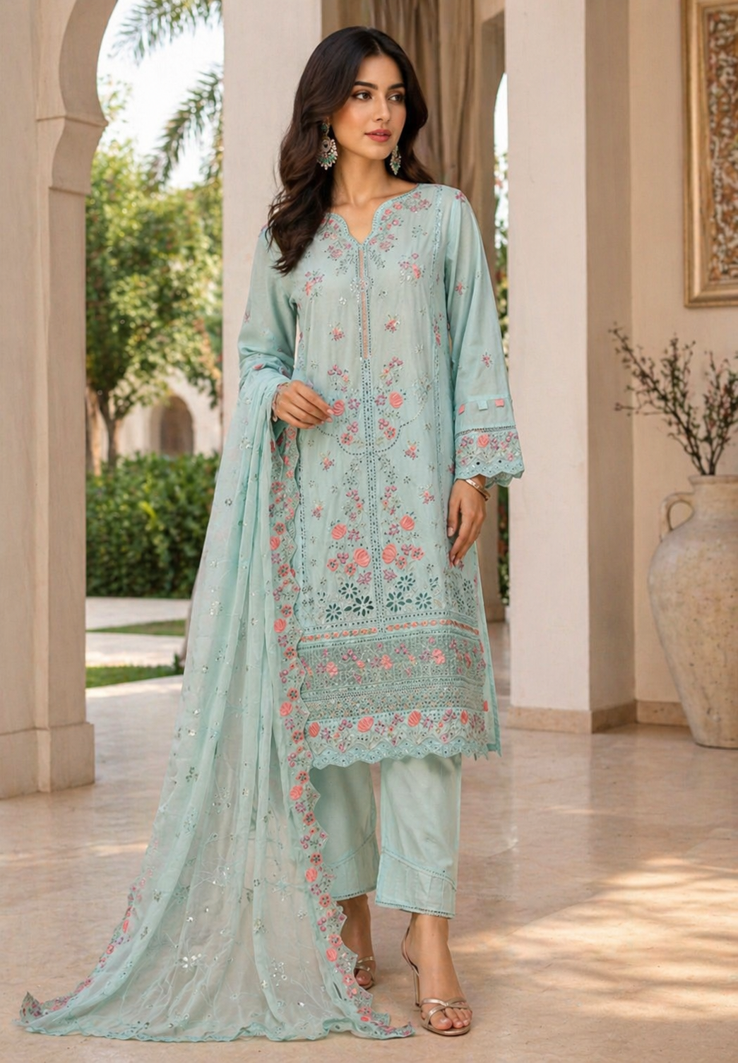 Bin Saeed Luxury Embroidered Lawn