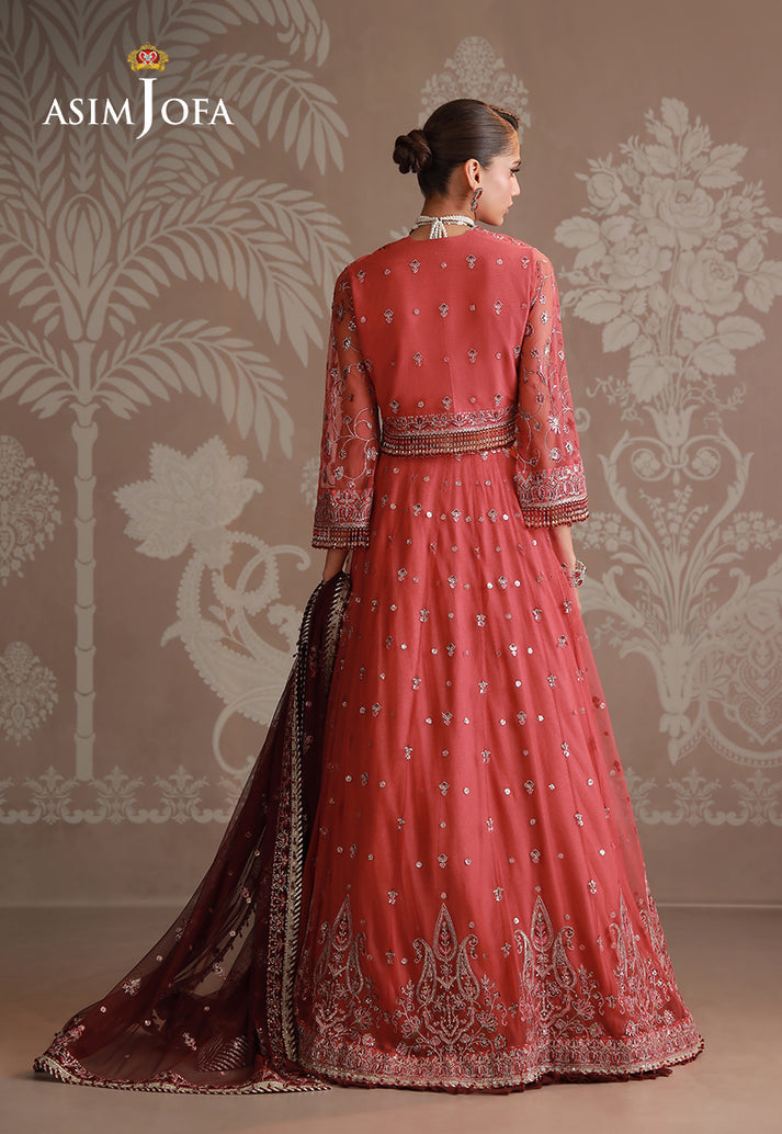 Zari By Asim Jofa Luxury Embroidered Poly Net Collection