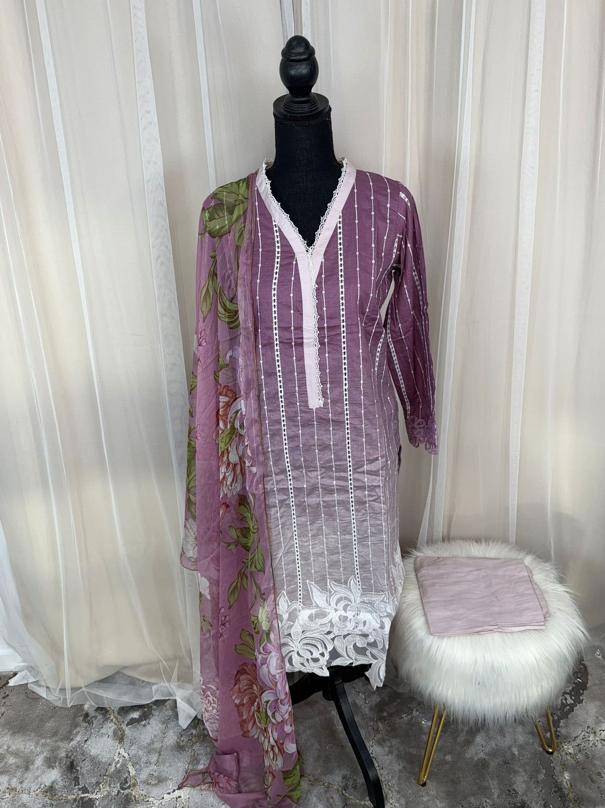 Luxury Embroidered Lawn Ready To Ship