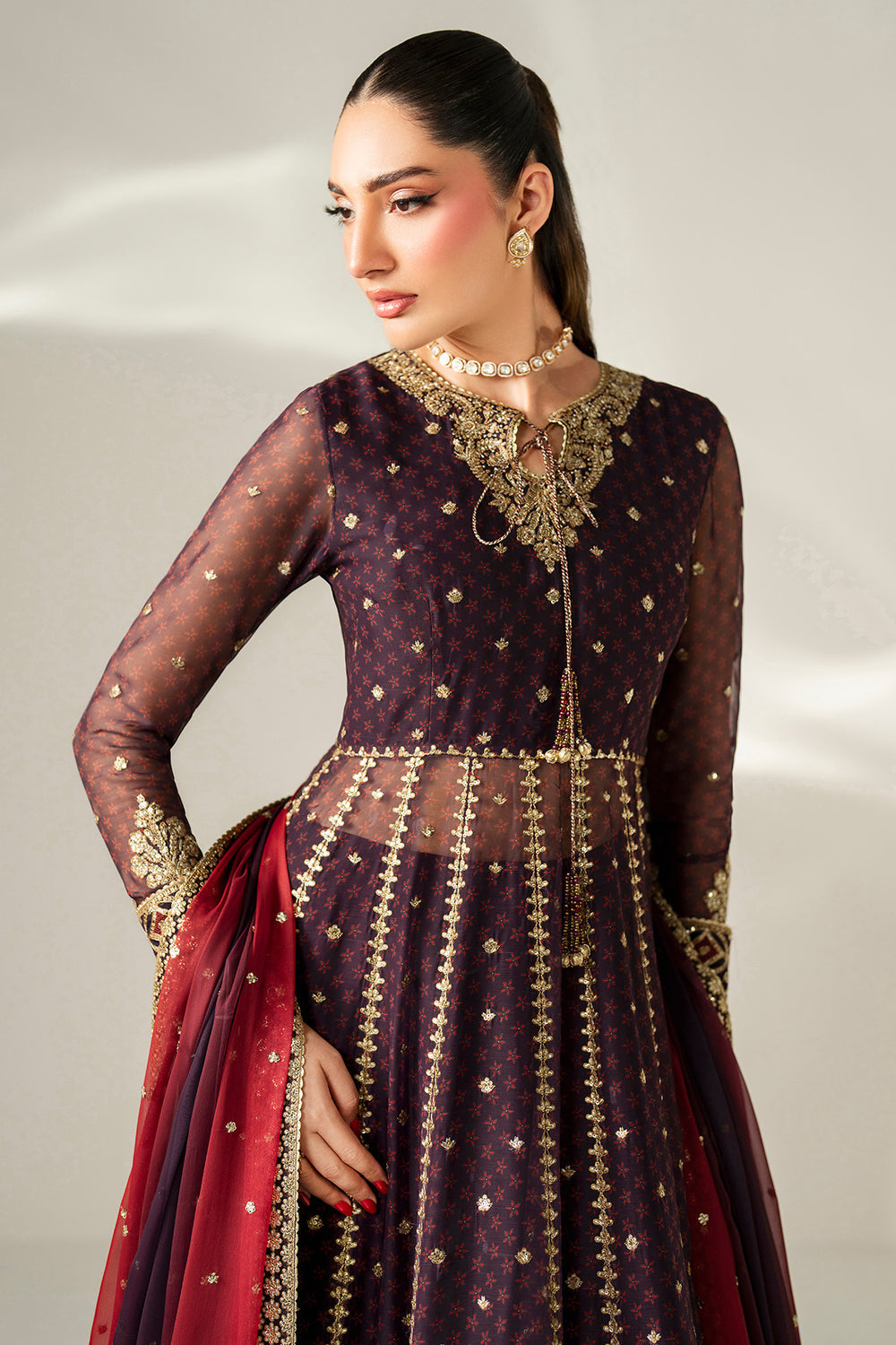 Jazmin Embroidered Formal Suit