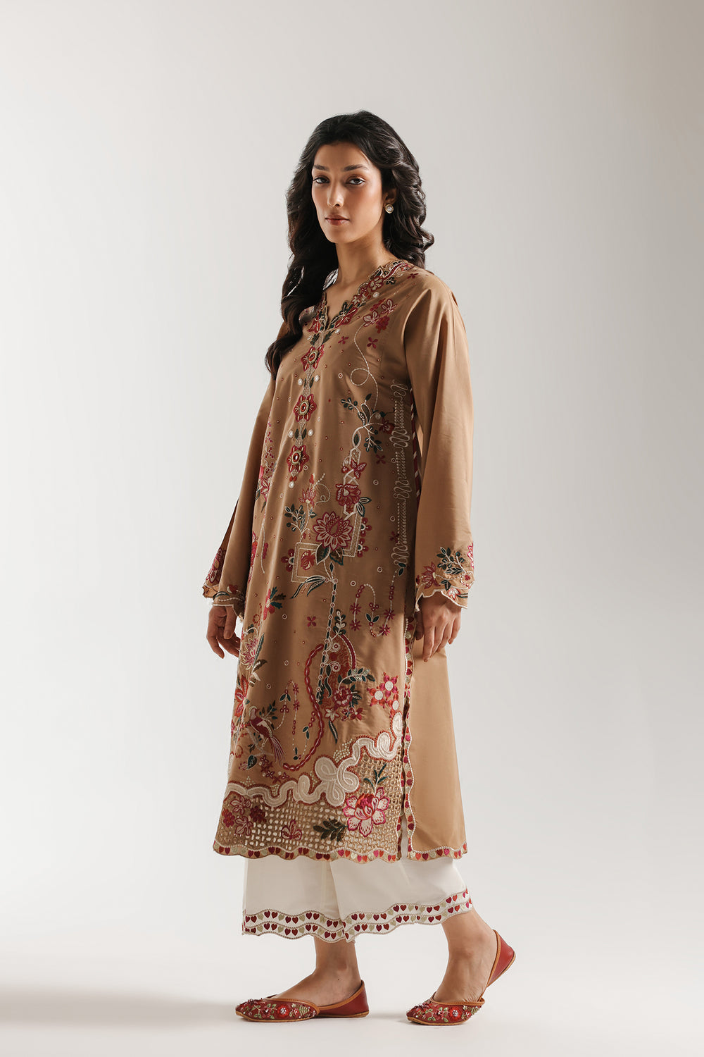 Ethnic Embroidered 2pc Suit