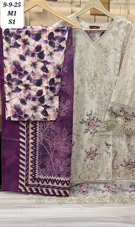 BIN SAEED EMBROIDERED LUXURY LAWN