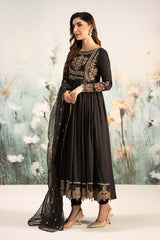 Maria. B. Embroidered Self Jacquard Lawn Suit