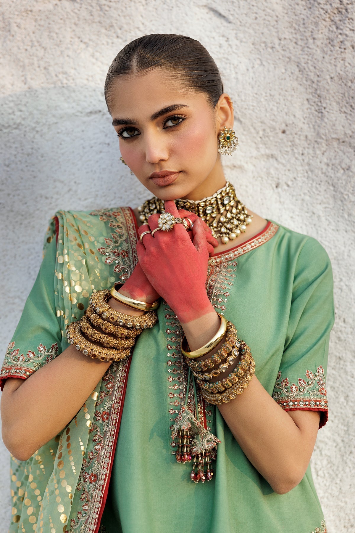 Charizma Luxury Embroidered Suit