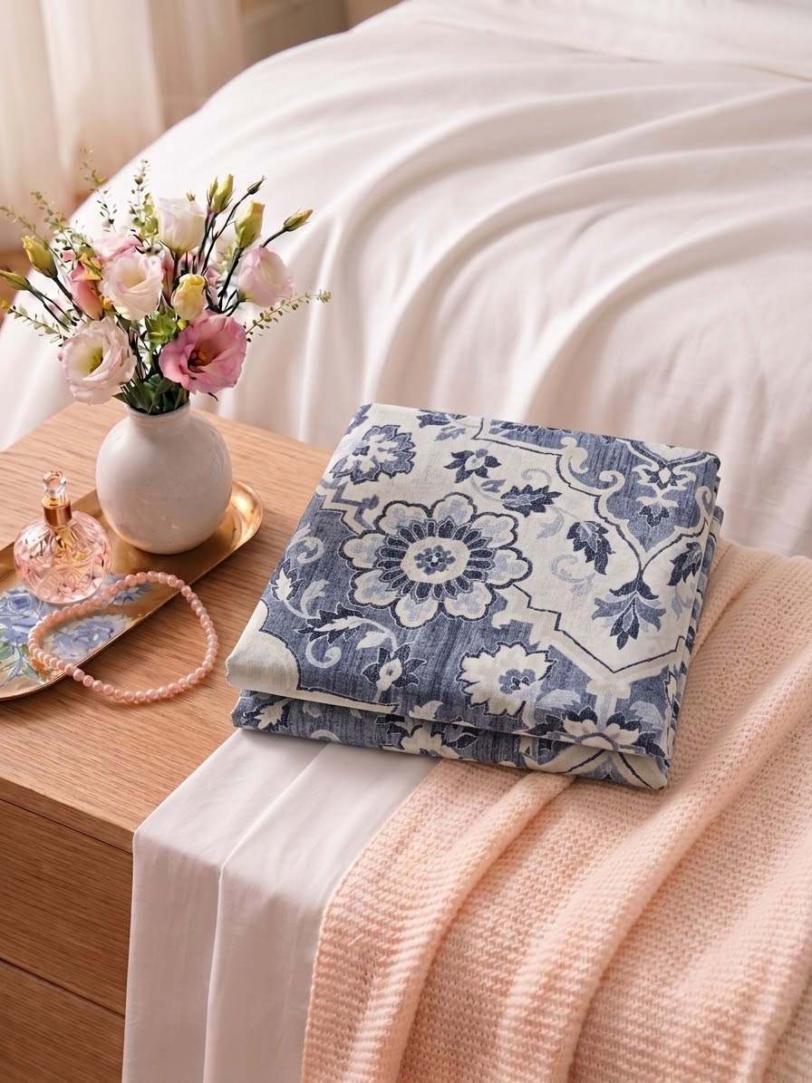 Pakistani King Size Bedsheet with Pillow Cover