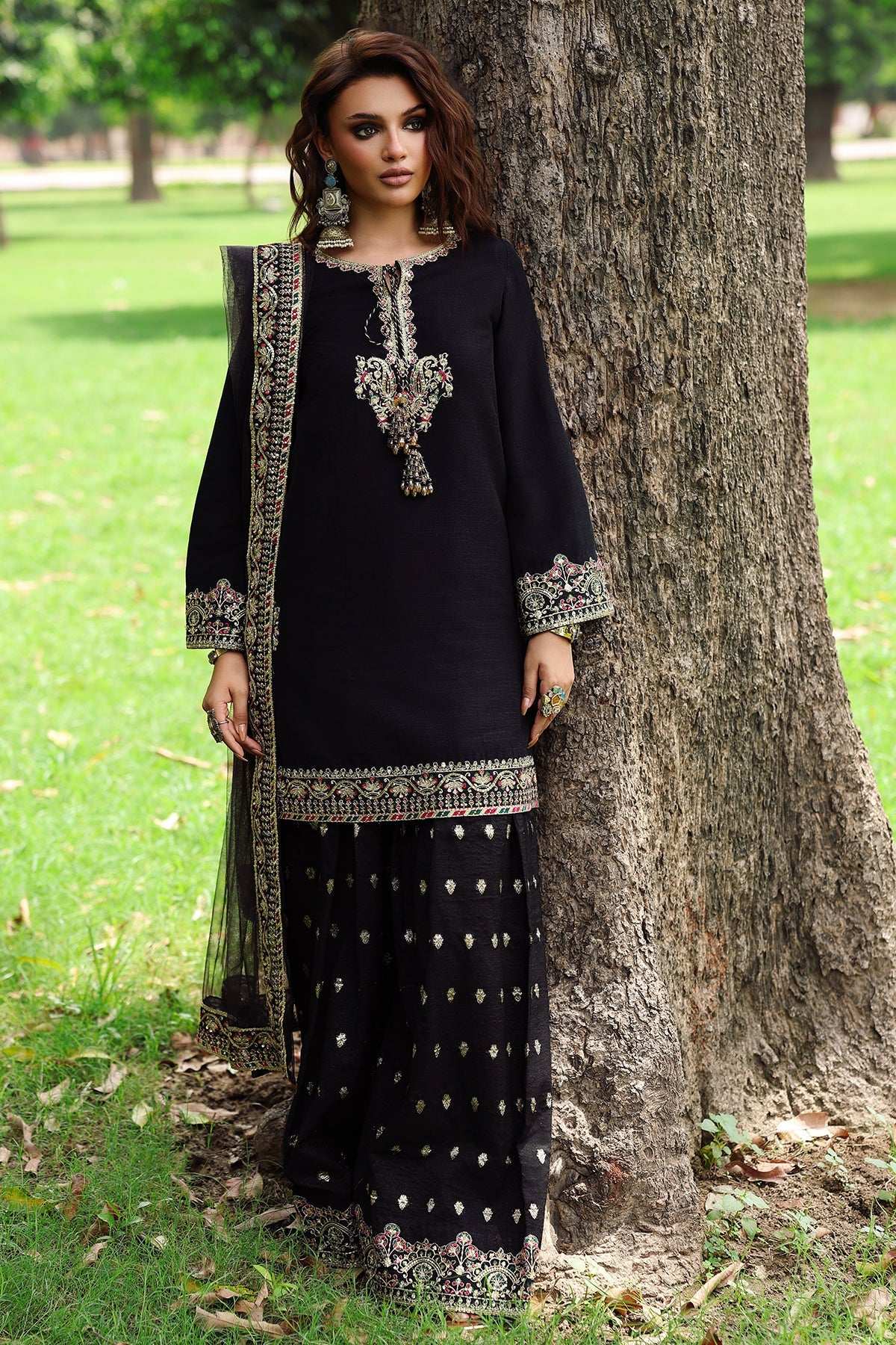 Charizma Luxury Embroidered Suit