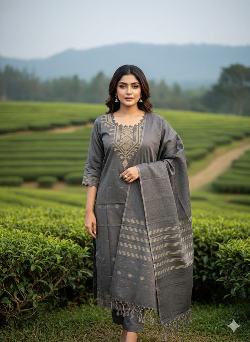 Bangladeshi Jamdani salwar kamiz