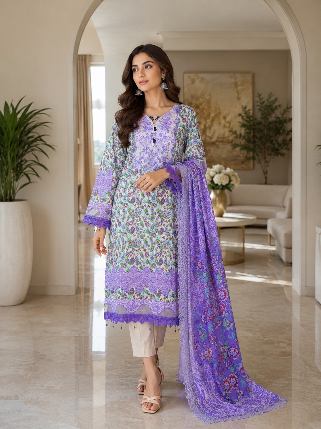 Gulljee Embroidered Luxury Lawn