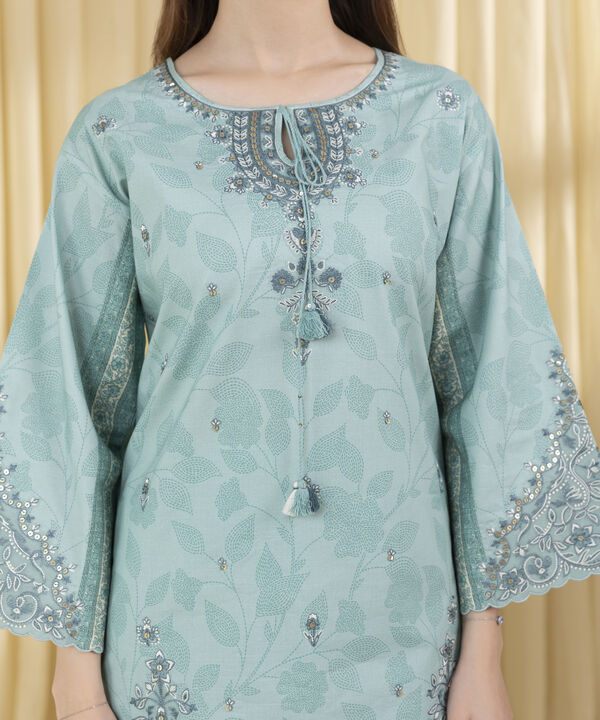 Sapphire Embroidered Lawn