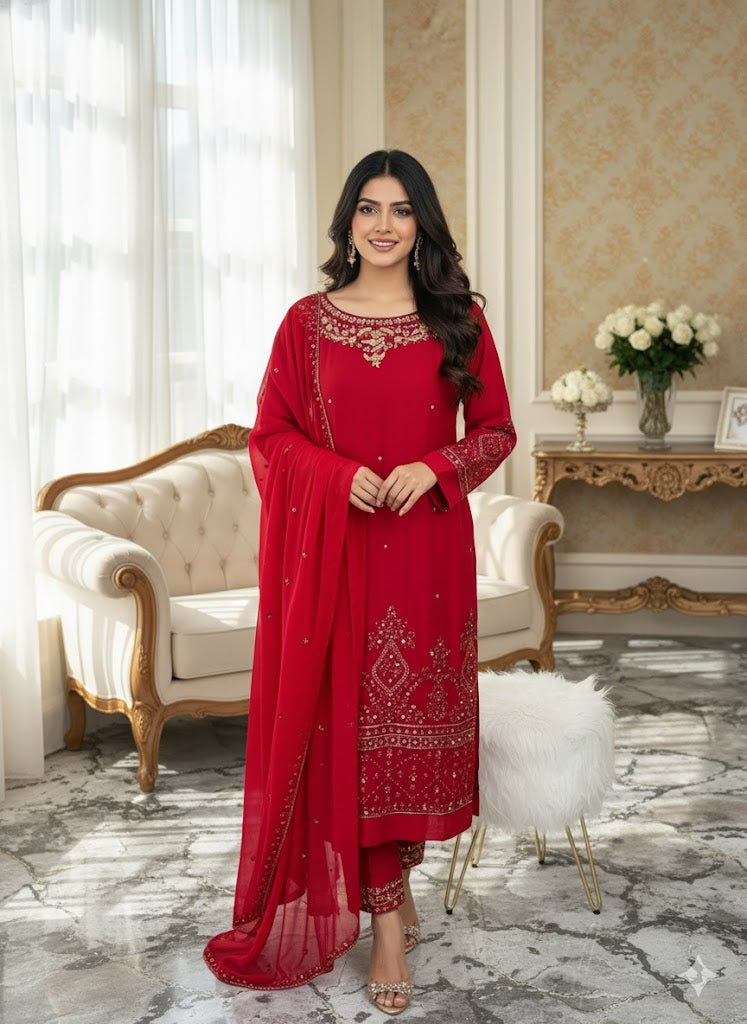 2pc Chiffon Kurti Collection Ready To Ship