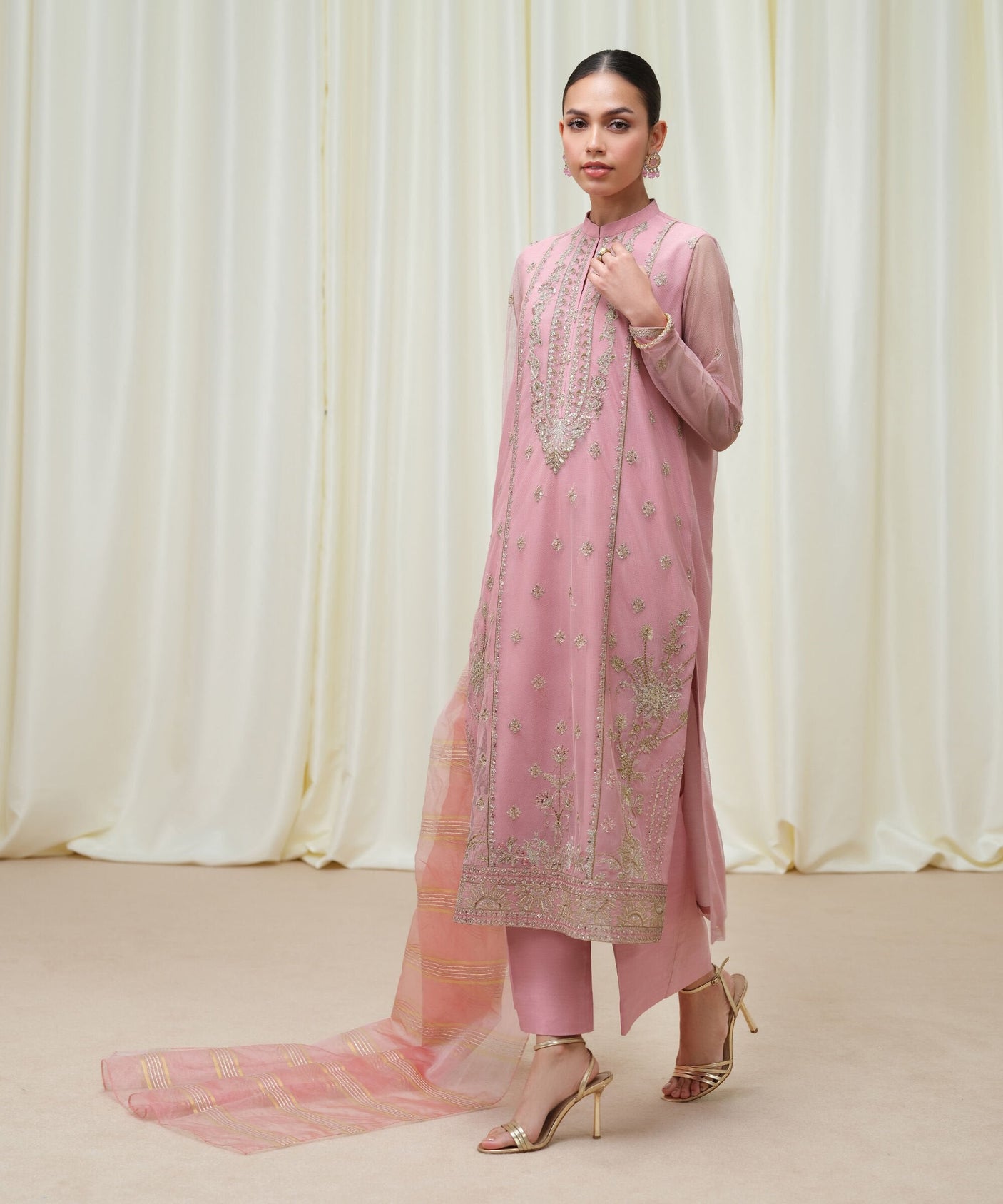 3Pc Embroidered Suit by Sapphire