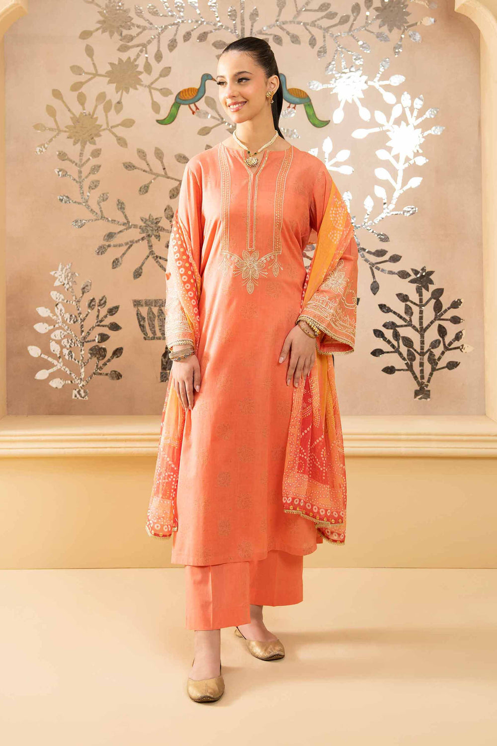 3 Piece Embroidered Suit by Nishat Linen
