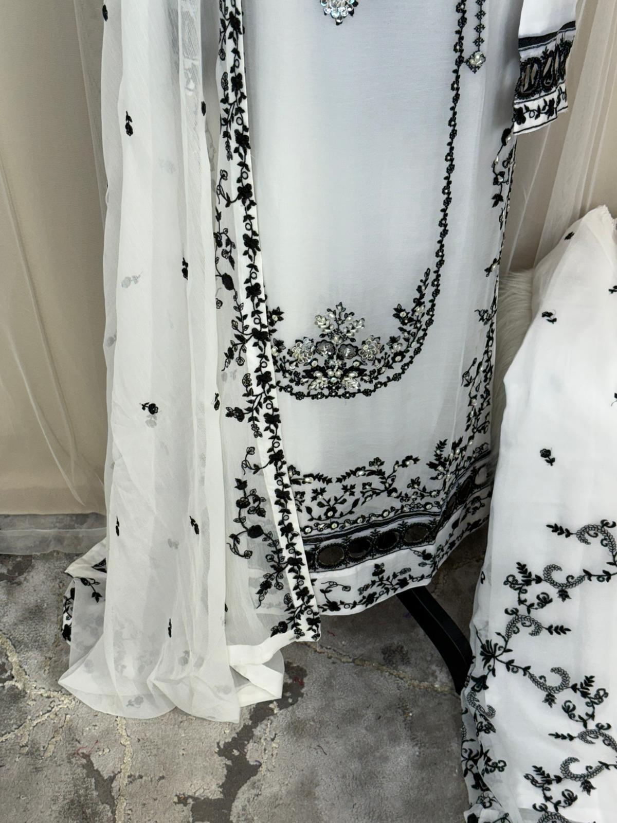 Luxury Embroidered Party wear Ready To Ship