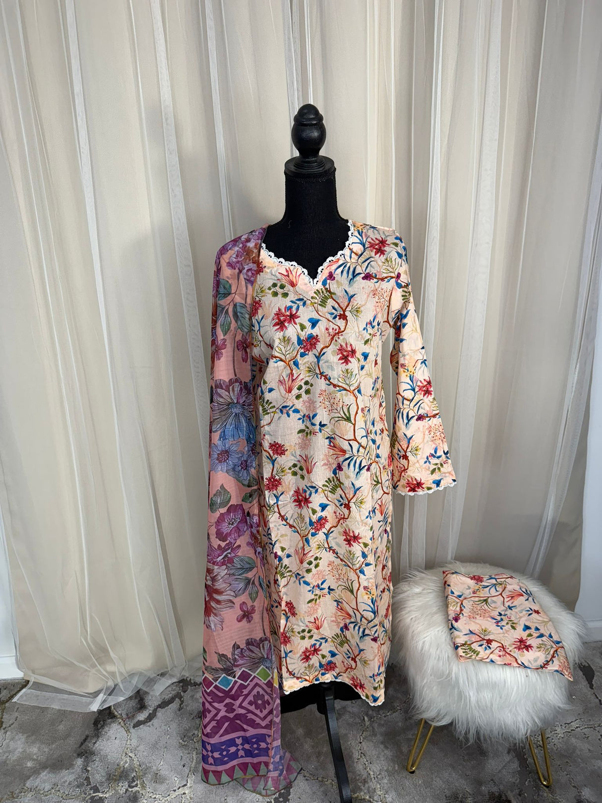 Luxury Embroidered Lawn Ready To Ship