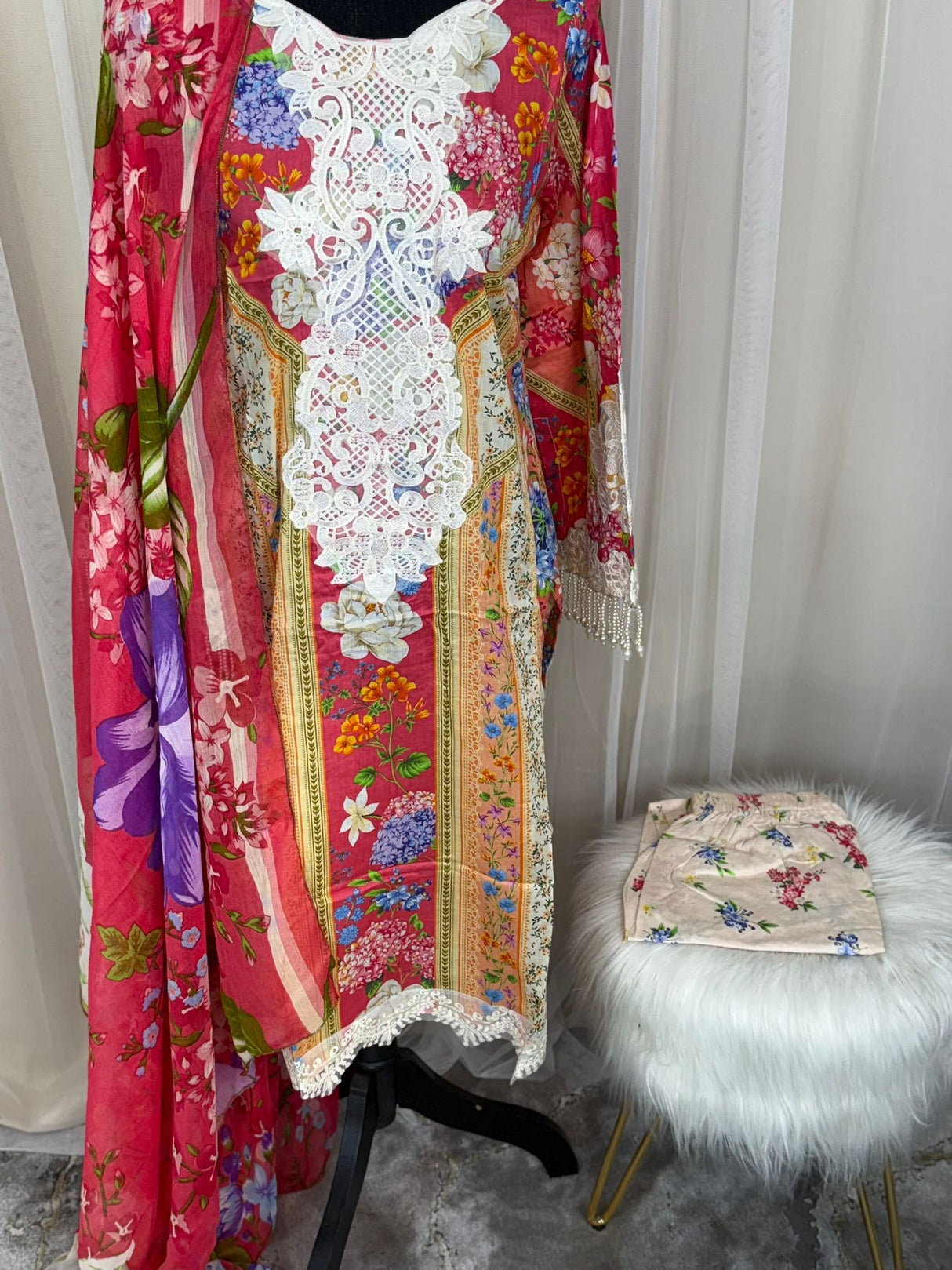 Luxury Embroidered Lawn Ready To Ship