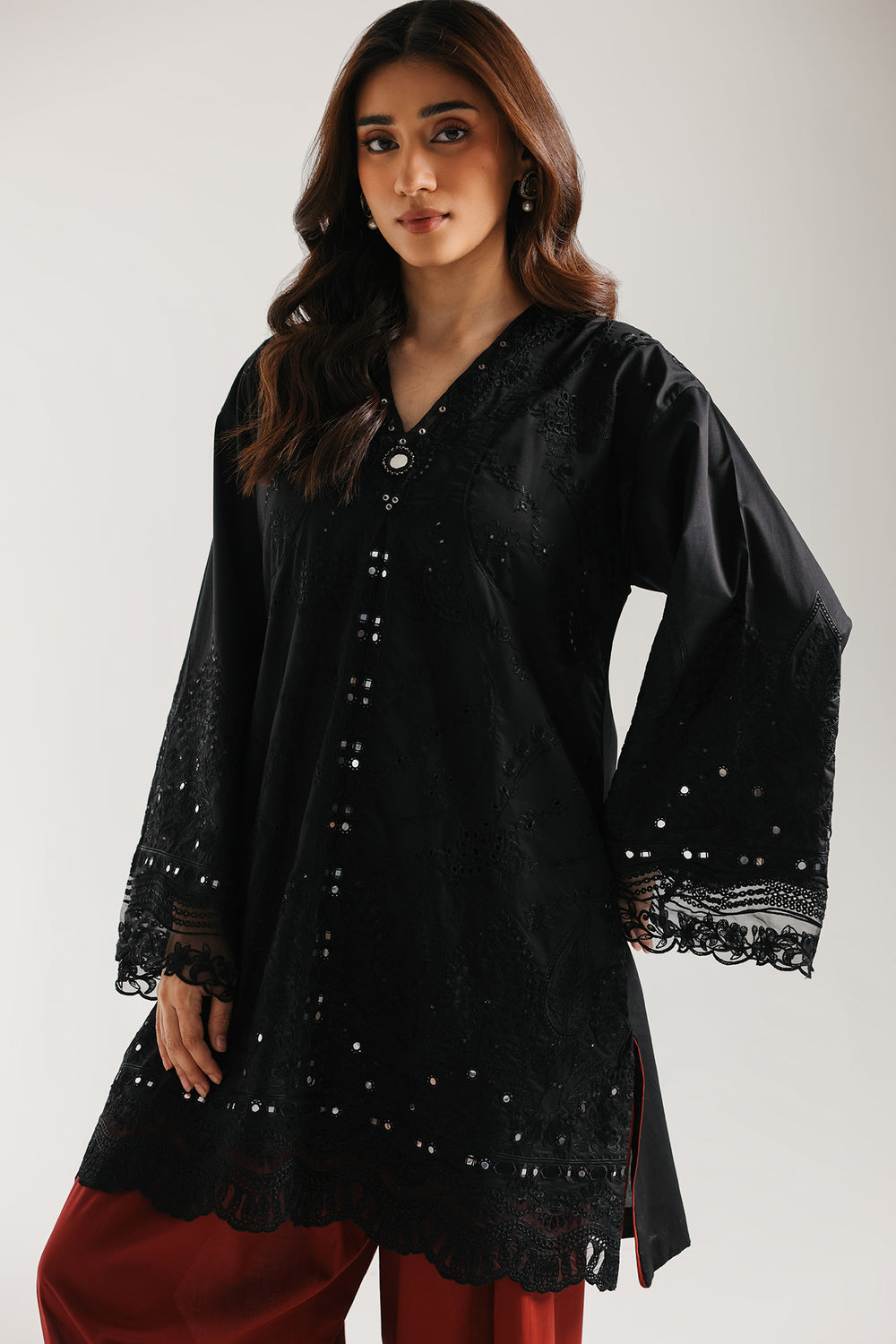 Ethnic Embroidered 2pc Suit