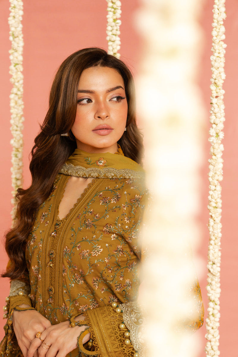 3 Pcs Embroidered Lawn Suit by Alkaram Studio