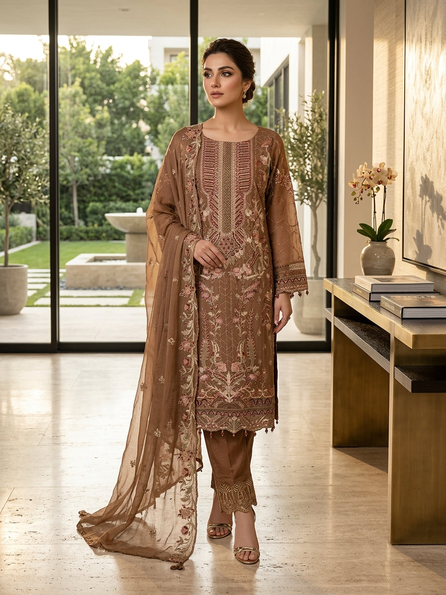 Ramsha Embroidered Chiffon Collection
