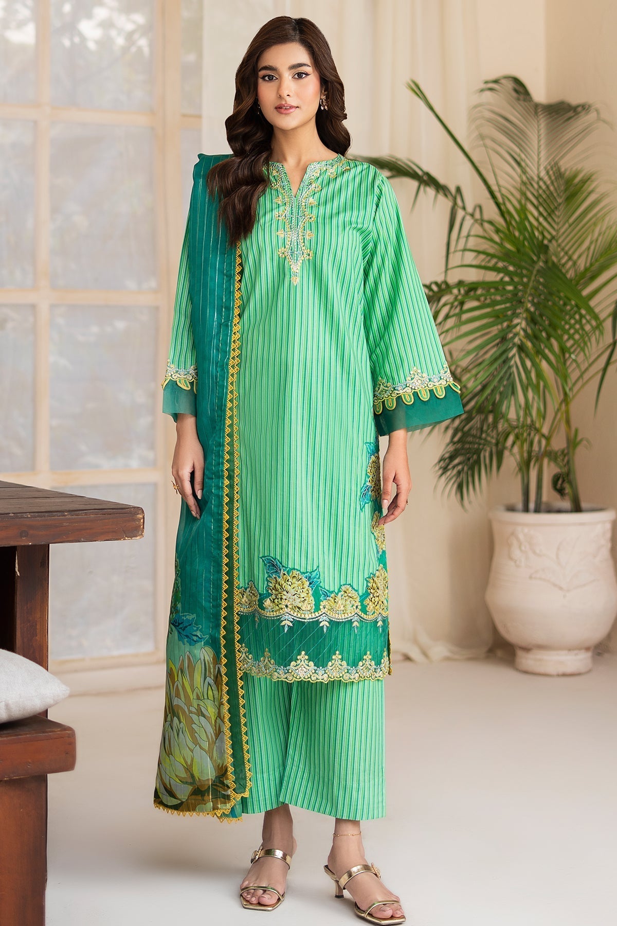 Charizma Luxury Embroidered Suit