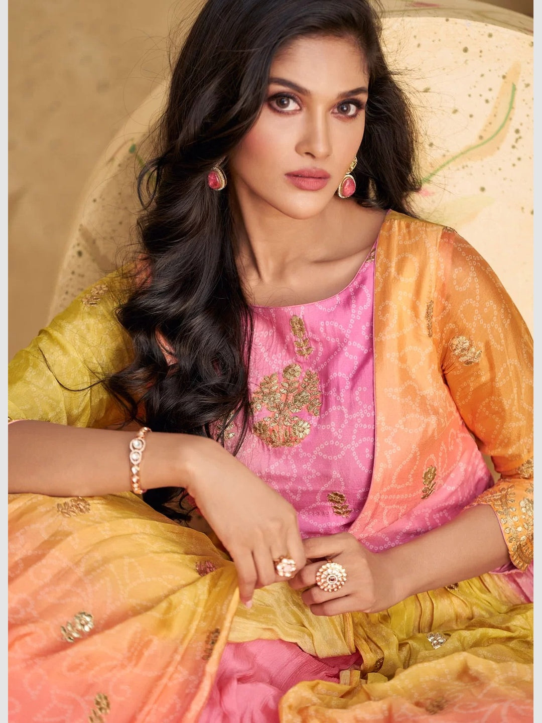 Silk Georgette - Anarkali Suit